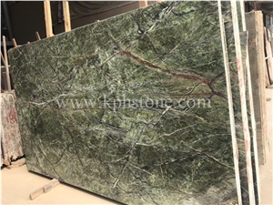 India Rainforest Green Marble in Macau Hotel