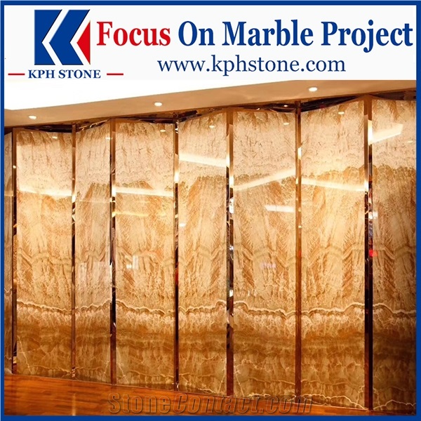 Jalisco Orange Tropical Onyx Tiles&Slabs