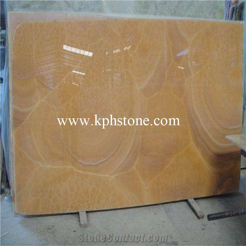 Luxury Orange Onyx Slabs Hotel Casino Projects