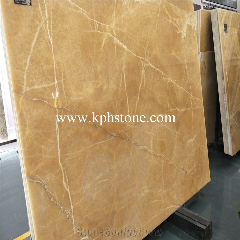Luxury Orange Onyx Slabs Hotel Casino Projects