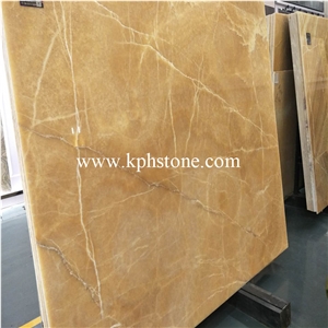 Luxury Orange Onyx Slabs Hotel Casino Projects