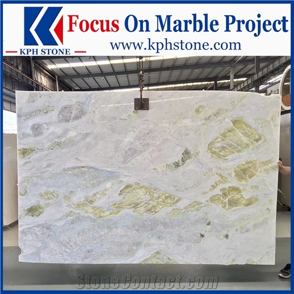 Magic Seaweed Marble Waterjet Floor Pattern