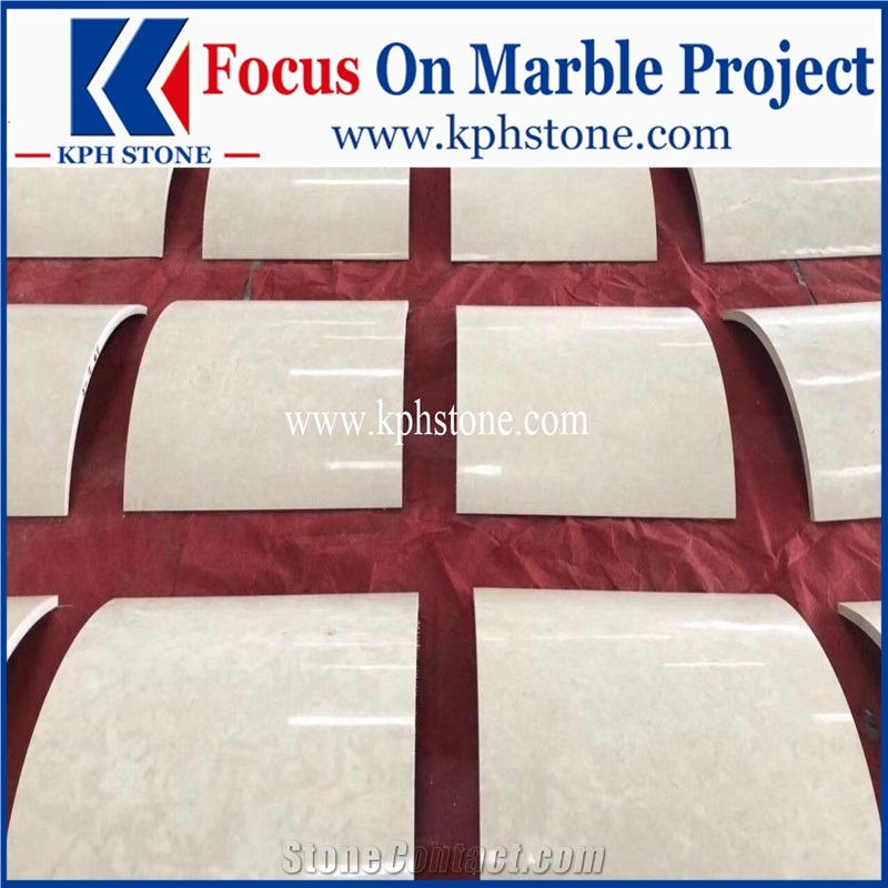 Manolya Beige Marble Column for Projects
