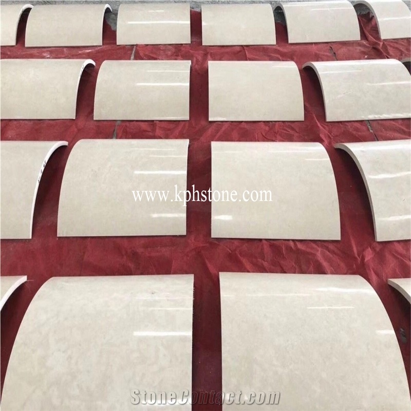 Manolya Beige Marble Column for Projects