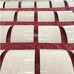 Manolya Beige Marble Column for Projects