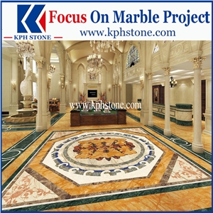Marble Decorative Medallions Pattern for Hotels