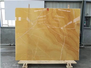 Meshed Honey Onyx Slabs&Tiles for Galaxy Macau