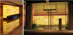 Orange Cappuccino Onyx Tiles&Slabs for the Langham
