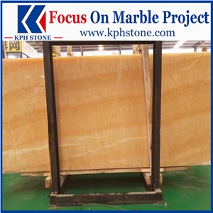 Orange Champagne Onyx Reception Tiles&Slabs