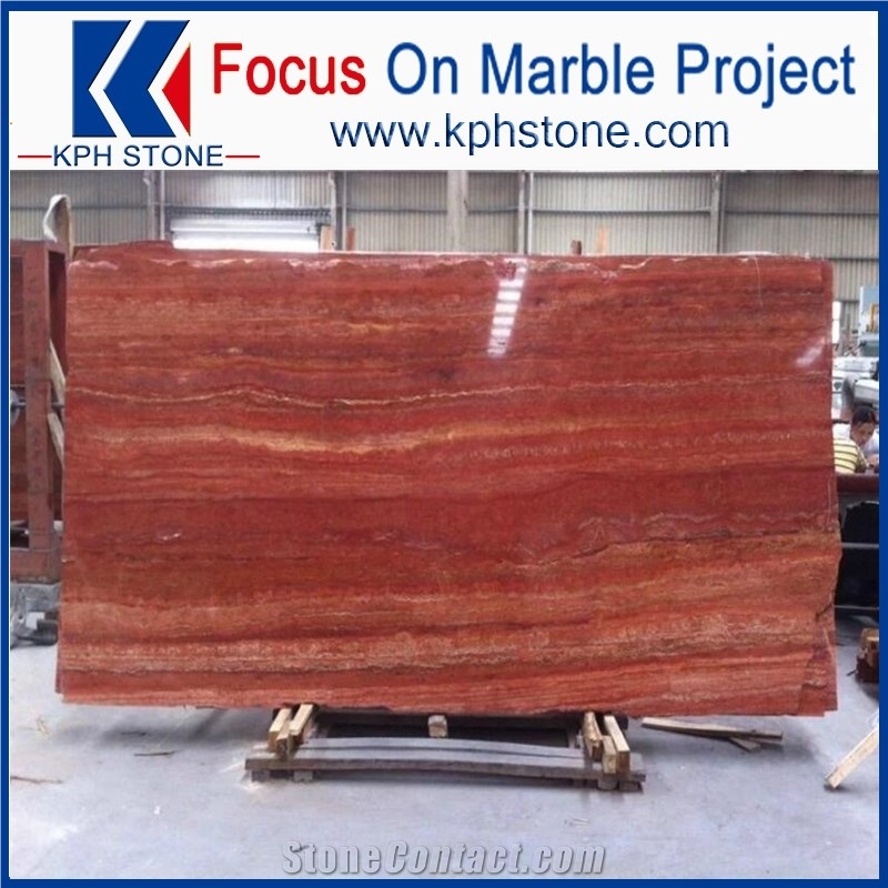 Popular Persian Red Travertine in China Market