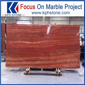 Popular Persian Red Travertine in China Market