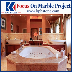 Rosa Valencia Cream Marble Floor Slabs&Tiles
