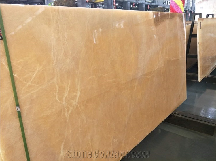 Semitransparent Orange Bojnord Onyx