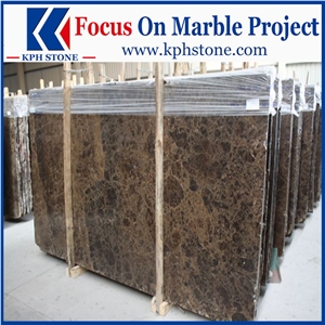 Spain Dark Marron Emperador Marble Slabs
