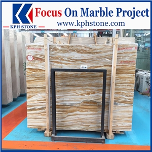 Van Gogh Yellow Fangokin Golden Marble Tiles&Slabs