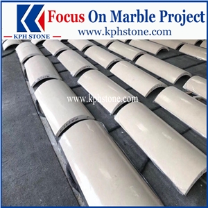 Victory Beige Marble Column for Hotel Projects