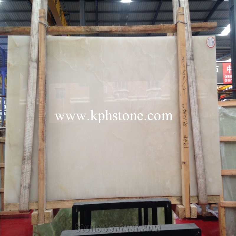White Onyx Bathroom Vanitytops for Hotel Projects