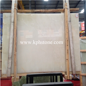 White Onyx Bathroom Vanitytops for Hotel Projects