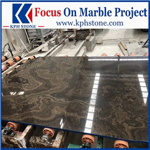 Wiarton Dark Fleuri Brown Marble Tiles&Slabs