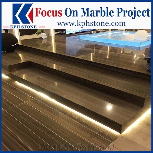 Wiarton Dark Fleuri Brown Marble Tiles&Slabs