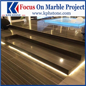 Wiarton Dark Fleuri Brown Marble Tiles&Slabs