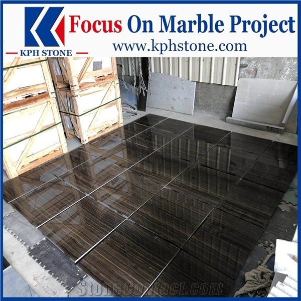 Wiarton Dark Fleuri Brown Marble Tiles&Slabs