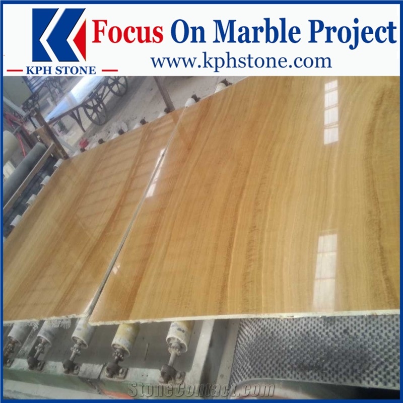 Wooden Yellow Decor Tile and Slabs Marble