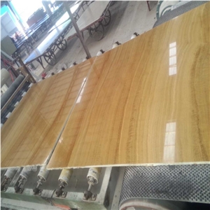 Wooden Yellow Decor Tile and Slabs Marble