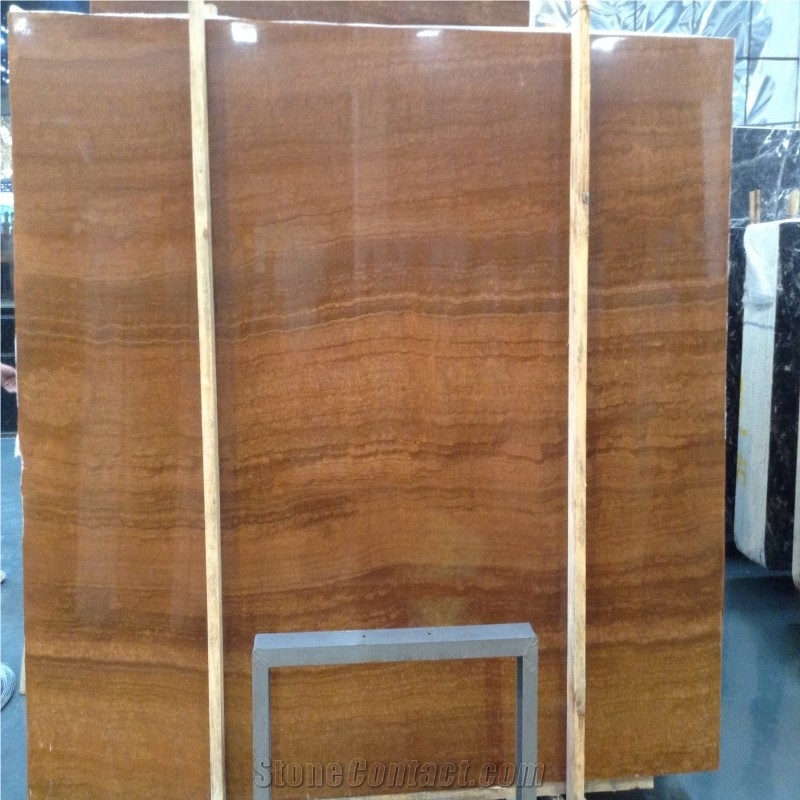 Wooden Yellow Decor Tile and Slabs Marble