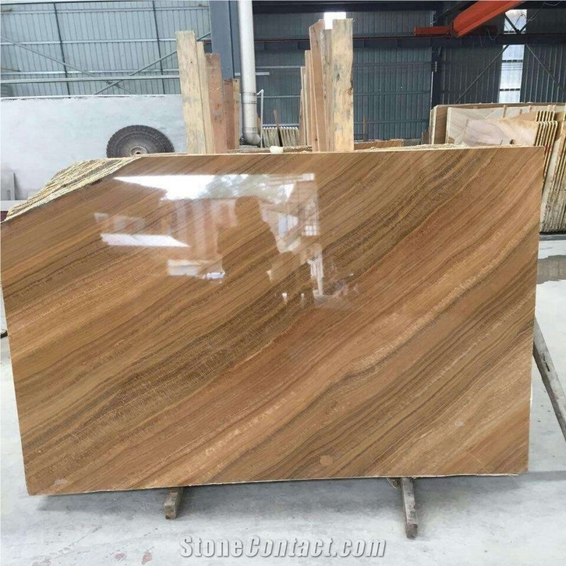 Wooden Yellow Decor Tile and Slabs Marble