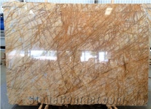 Yellow Grain Babylon Gold Marble Slabs