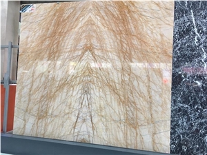 Yellow Grain Babylon Gold Marble Slabs