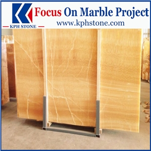 Yellow Jade Onyx Light Transmission Slabs Decor