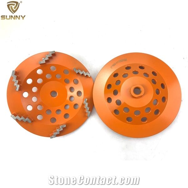 Ziazag Segment Diamond Grinding Cup Wheel