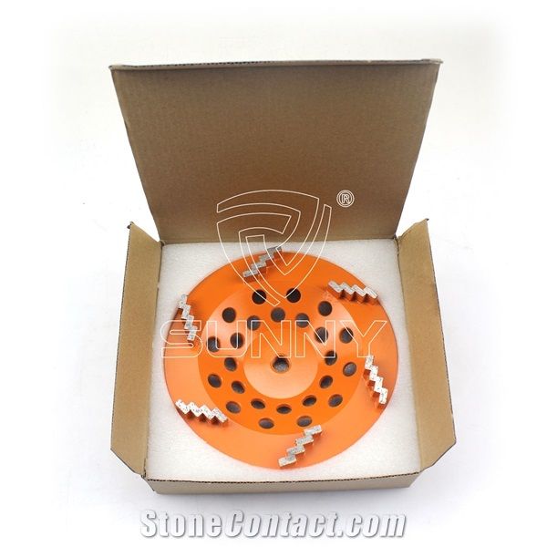 Ziazag Segment Diamond Grinding Cup Wheel