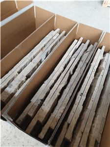 Silver Travertine Ledger Panel,Ledge Stone