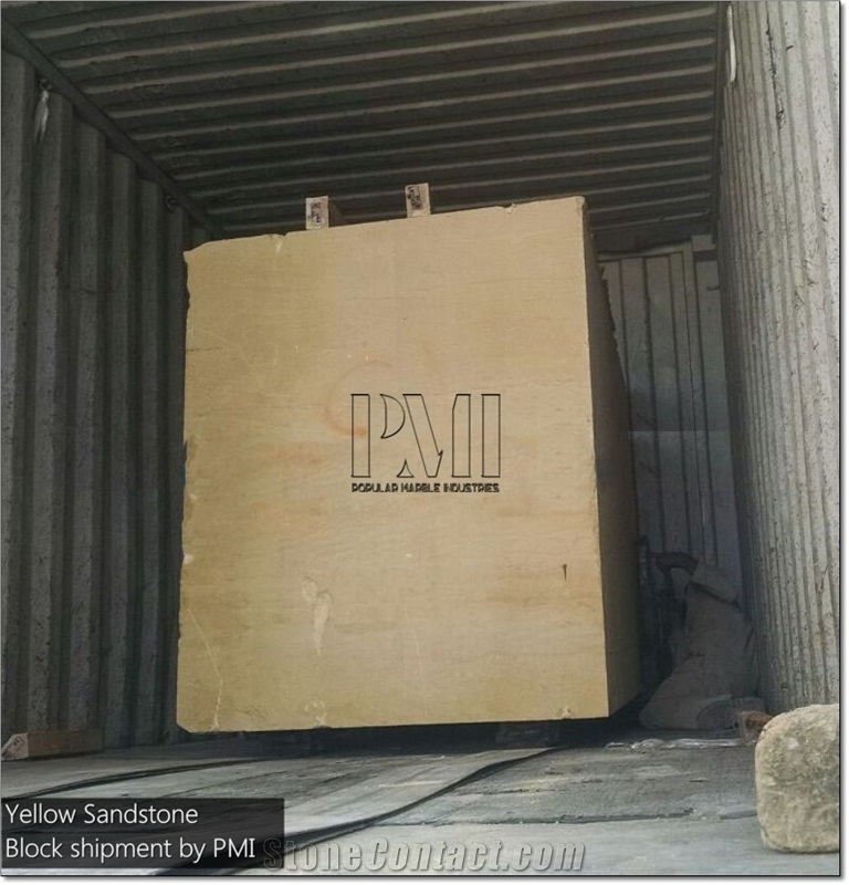 Mango Sandstone Blocks from Pakistan