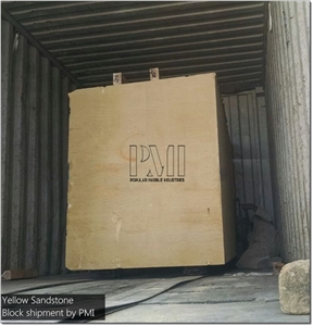 Mango Sandstone Blocks from Pakistan