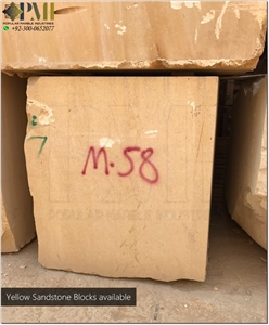 Mango Sandstone Blocks from Pakistan