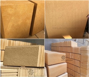 Yellow Sandstone Natural Wall Cladding Stone