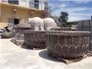 Karelia Red Granite Balustrade & Railing