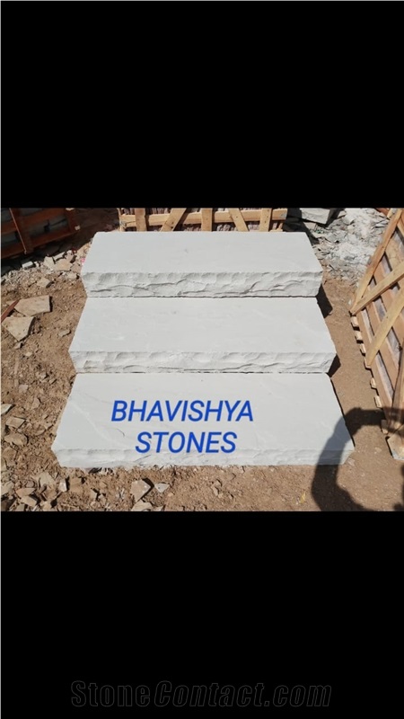 Kandla Grey Sandstone Block Steps