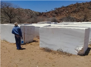 Namibia White Marble Blocks