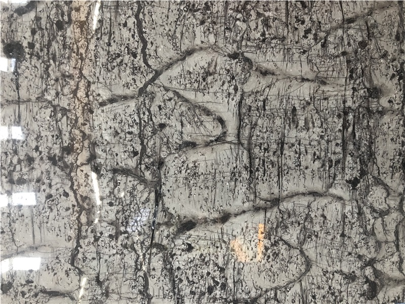 China Beautiful Classical Grey Marble Slabs