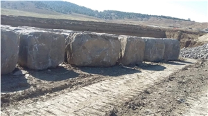 Grey Foussana Marble Block