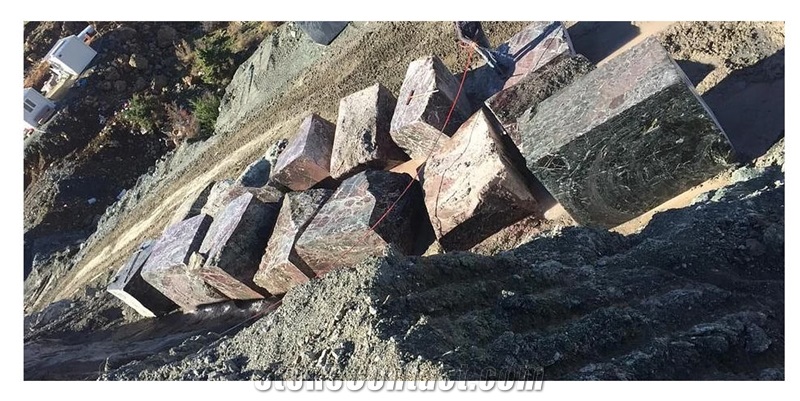 Rosso Levanto Marble Blocks