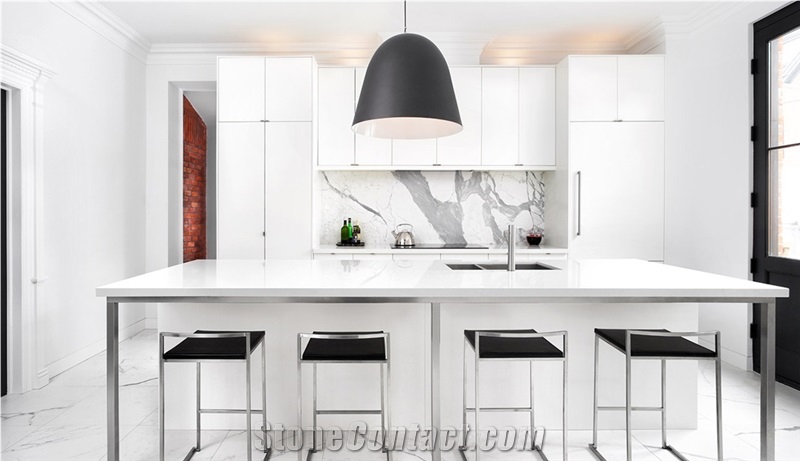 White Marble Countertops