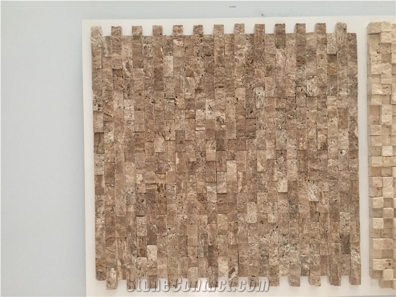 Beige Marble Split Face Mosaic