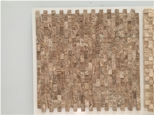 Beige Marble Split Face Mosaic