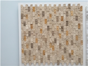 Split Face Marble Mosaic Tiles